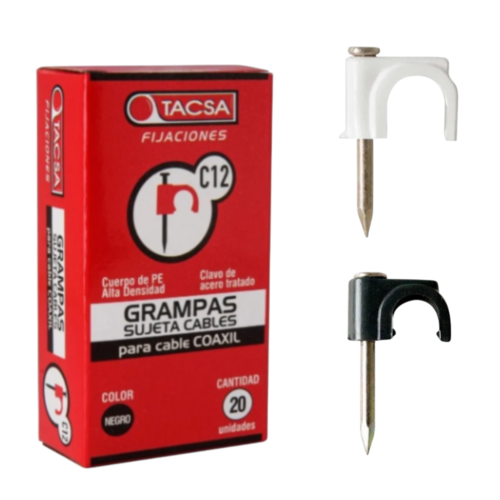 GRAMPA PARA CABLE COAXIL N°12