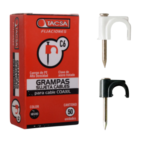 GRAMPA PARA CABLE COAXIL N°6