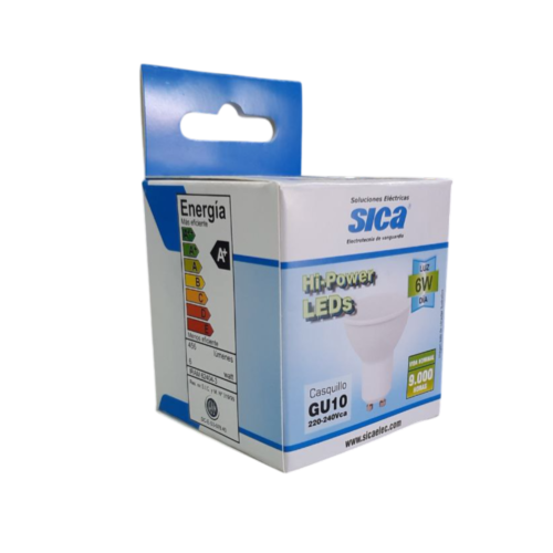 LAMPARA DICROICA LED 6W LUZ FRIA - SICA