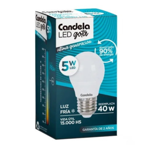LAMPARA LED GOTA 5W - LUZ FRIA
