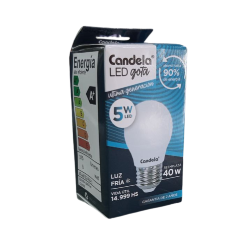 LAMPARA LED GOTA 5W - LUZ FRIA