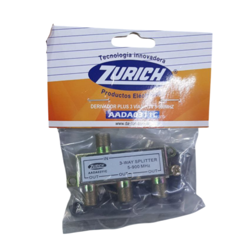 85 DERIVADOR 3 VIAS PARA TV 5-900MHZ