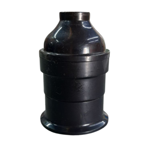 229 PORTALAMPARA 3 PIEZAS NEGRO - DELUX