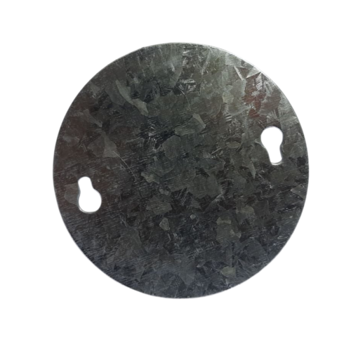 TAPA CIEGA P/CAJA OCTOGONAL METALICA