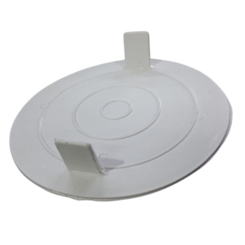 TAPA CIEGA P/CAJA OCTOGONAL PVC C/ALETA