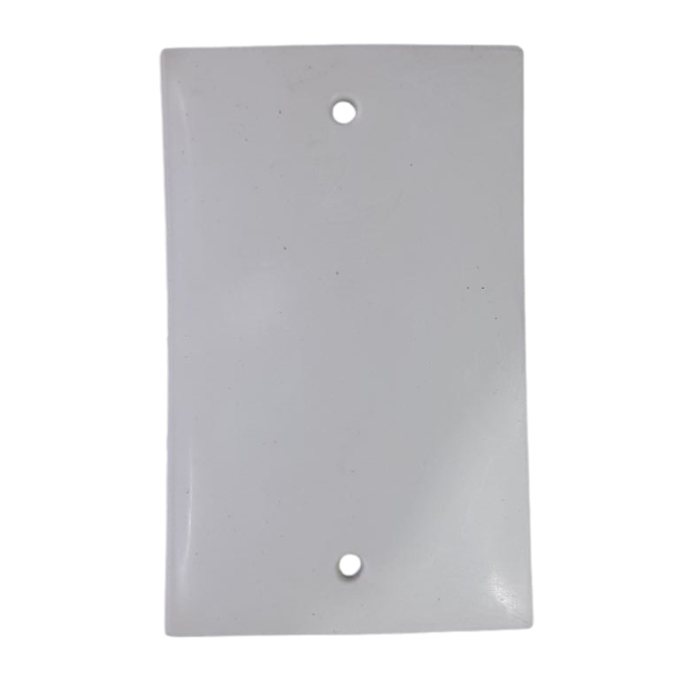 TAPA CIEGA P/CAJA RECTANGULAR PVC