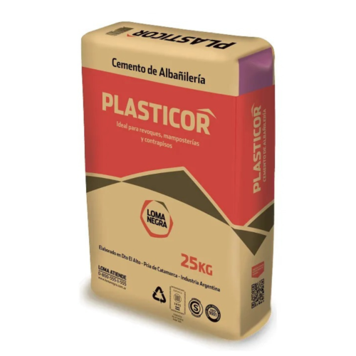 PLASTICOR X 25KG - LOMA NEGRA