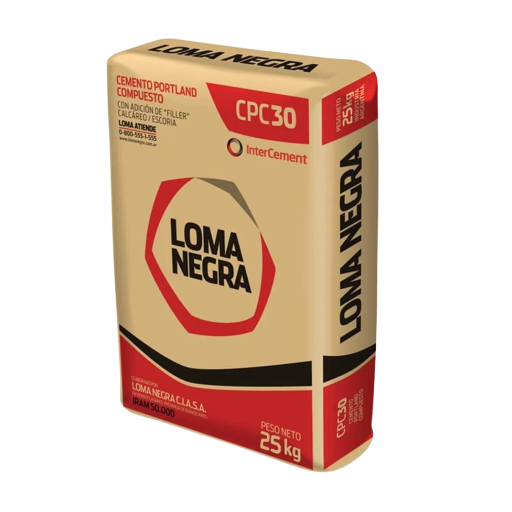 CEMENTO LOMA NEGRA - BOLSA X 25KG