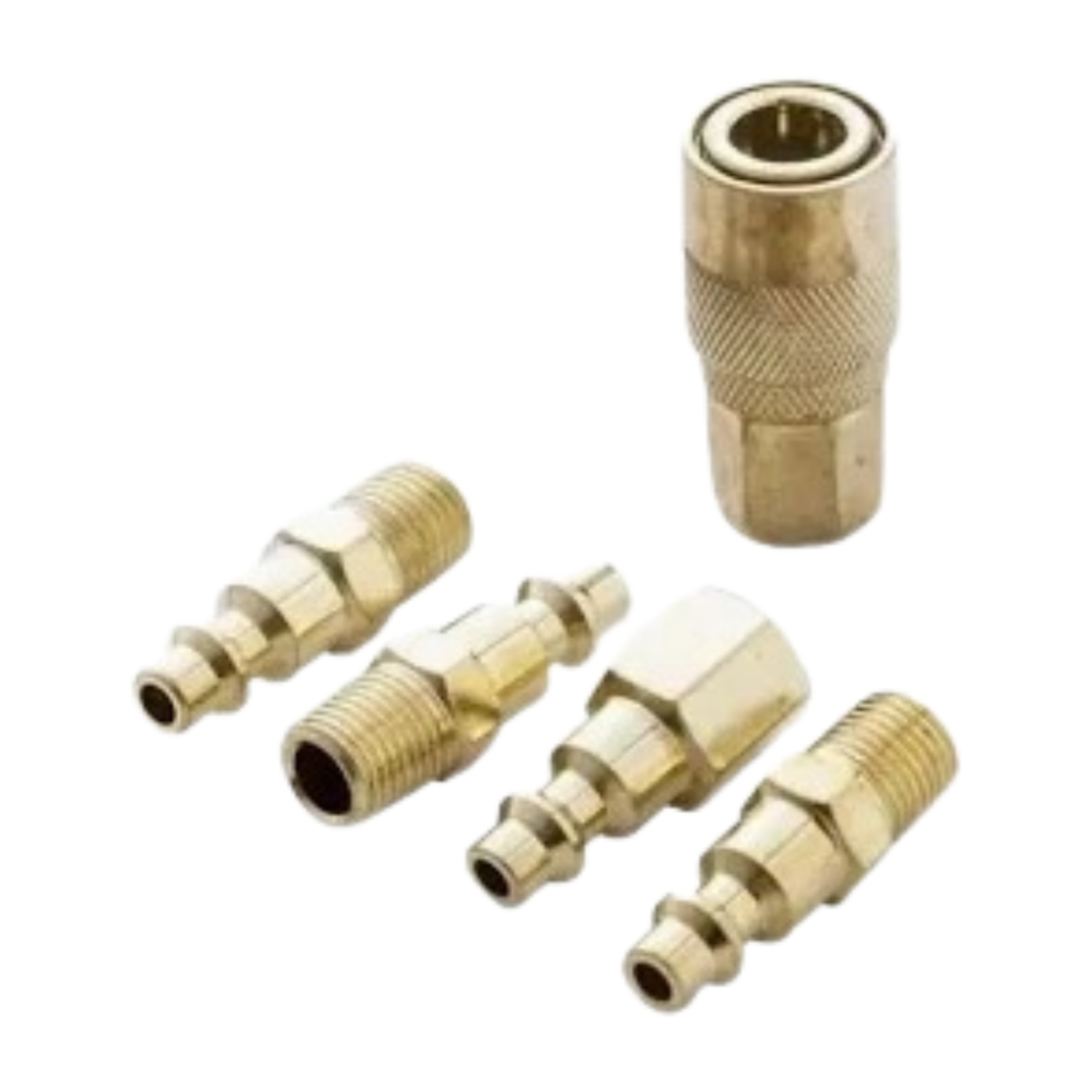 ACOPLE RAPIDO PARA COMPRESOR SET X 5 PIEZAS - BISON
