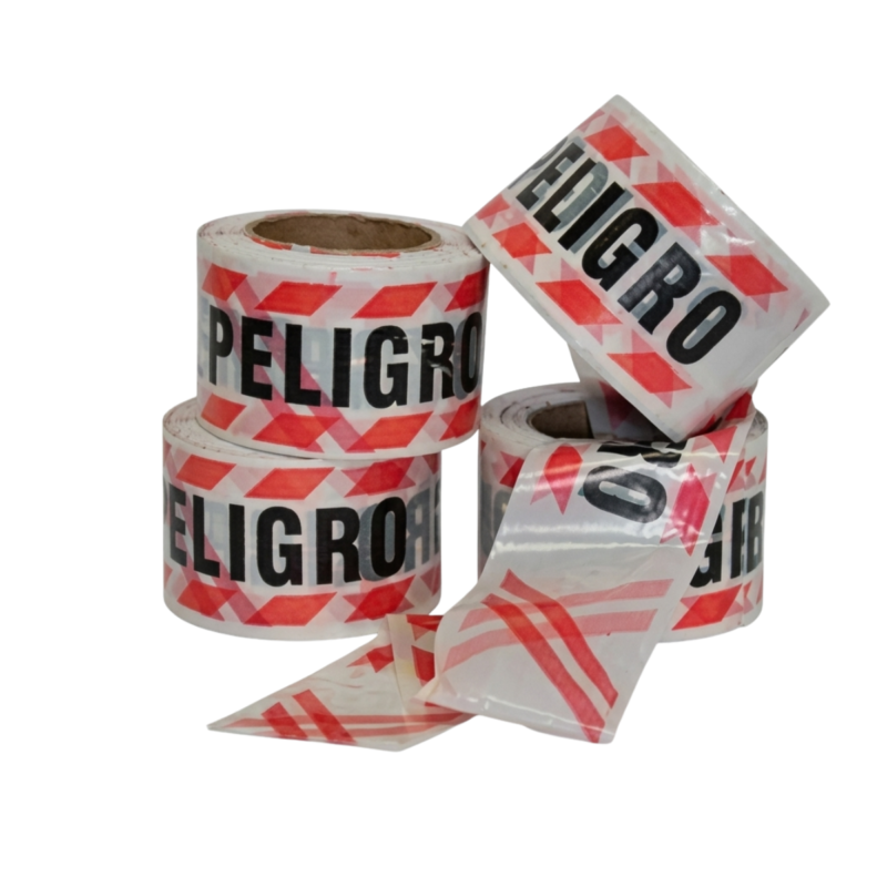 CINTA DE PELIGRO 8CM X 100 MTS