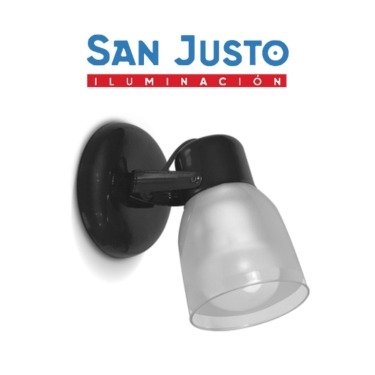 APLIQUE 1 LUZ NEGRO - SAN JUSTO