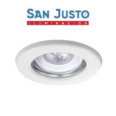 SPOT P/ DICROICA BLANCO C/ ZOCALO - SAN JUSTO