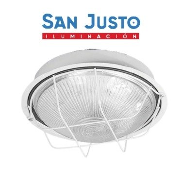 TORTUGA REDONDA DE CHAPA CON VIDRIO BLANCA - SAN JUSTO