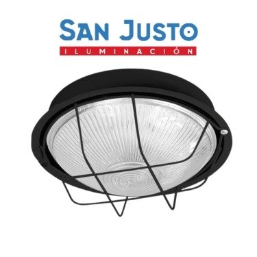 TORTUGA REDONDA DE CHAPA CON VIDRIO NEGRO - SAN JUSTO