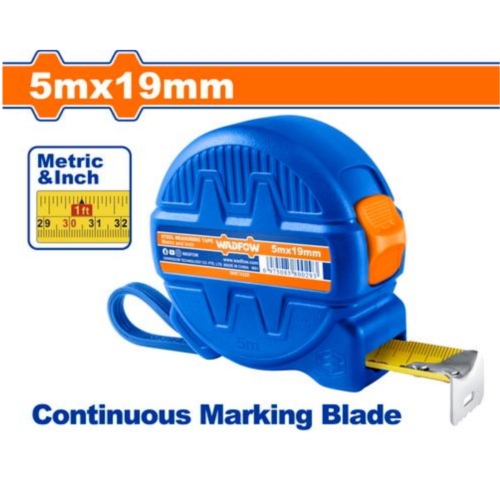 A8214 CINTA METRICA 5 MTS X 19 MM - WADFOW
