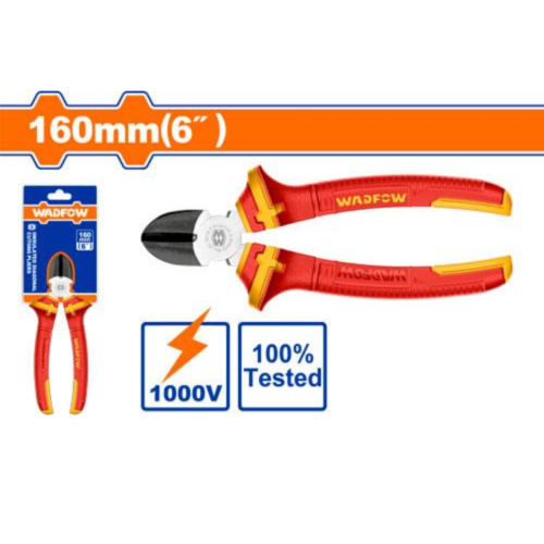 A8250 ALICATE CORTE DIAGONAL 6" AISLADO (HASTA 1000V) - WADFOW